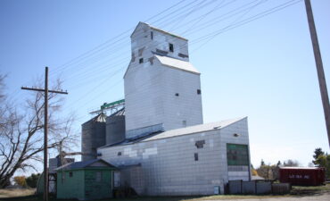 East Elevator stands tall on it's last summer as part of the Wolseley skyline.
