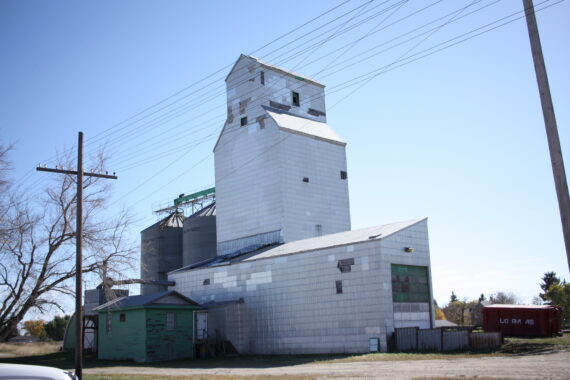 East Elevator stands tall on it's last summer as part of the Wolseley skyline.