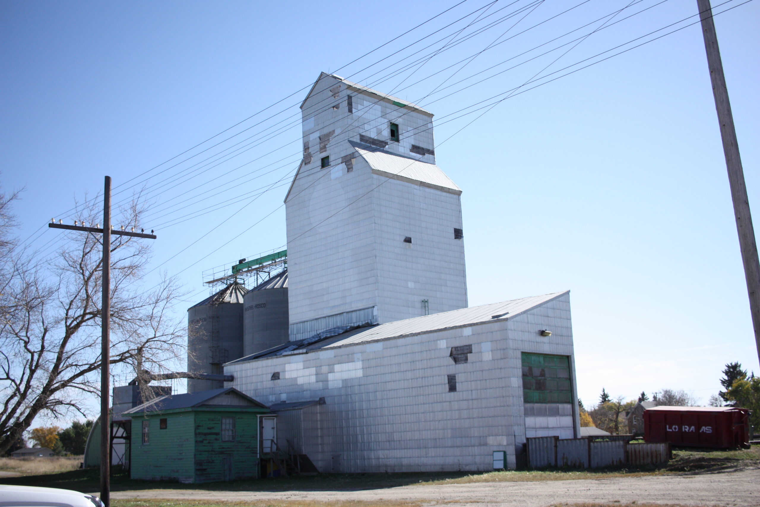 East Elevator stands tall on it's last summer as part of the Wolseley skyline.